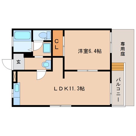 清水駅 バス13分  飯田小学校入口下車：停歩3分 1階の物件間取画像